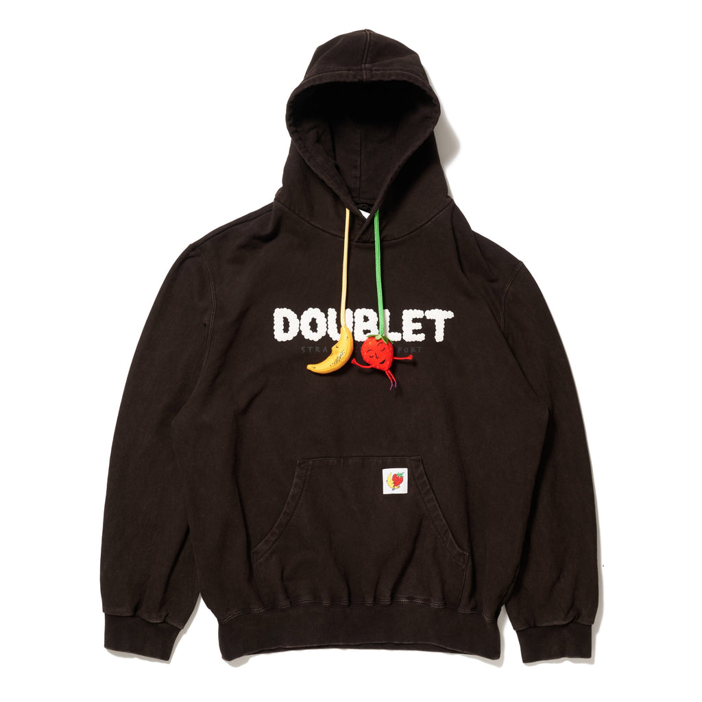 MUD-DYED HOODIE WITH SHFU
