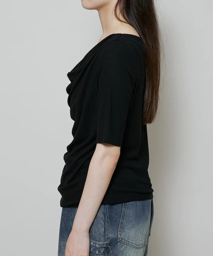 Race Layered Tereko Draped T-Shirt Limited Edition