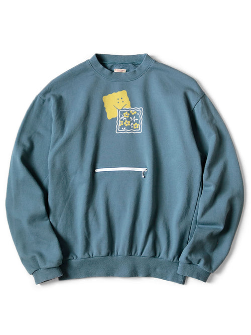 30/-裏毛 COOKIE Pocket Crew Sweat (PECKI...)