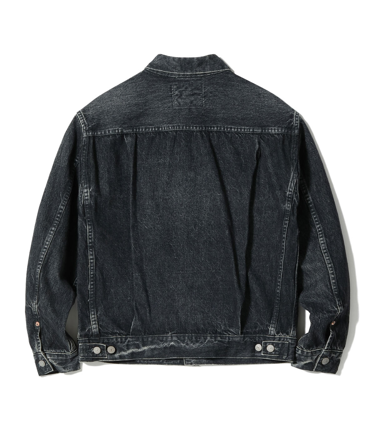 14.25oz. BLACK DENIM JACKET 1953 AGED MODEL