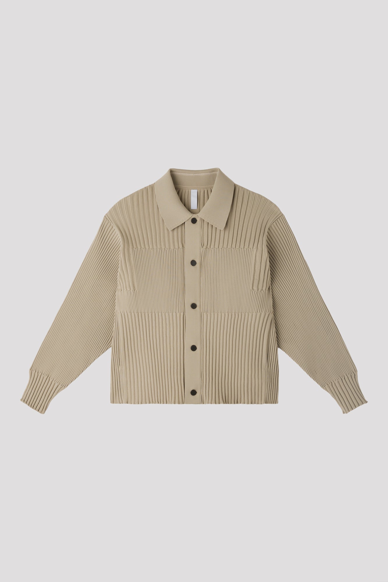 FLUTED SHIRT COLLAR BLOUSON