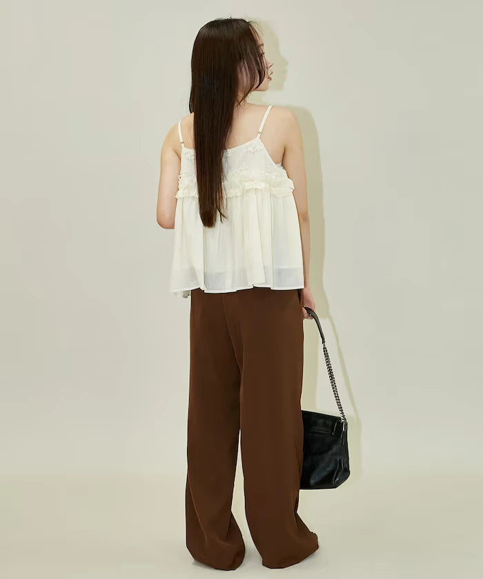 Floral Embroidery Detail Camisole Bustier Limited Edition
