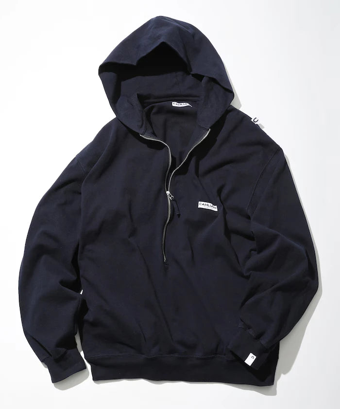 Heavy Weight Jersey 3/4-Zip Hoodie
