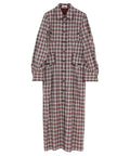 UP POCKET CHECK SHIRT ONEPIECE