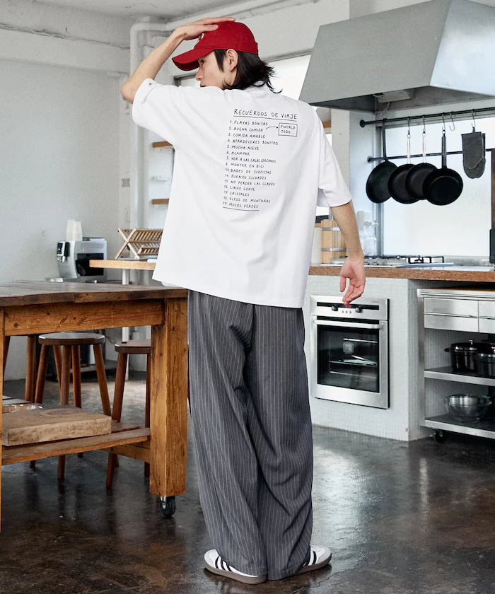Love Pop Studio Travel Note Typography T-Shirt