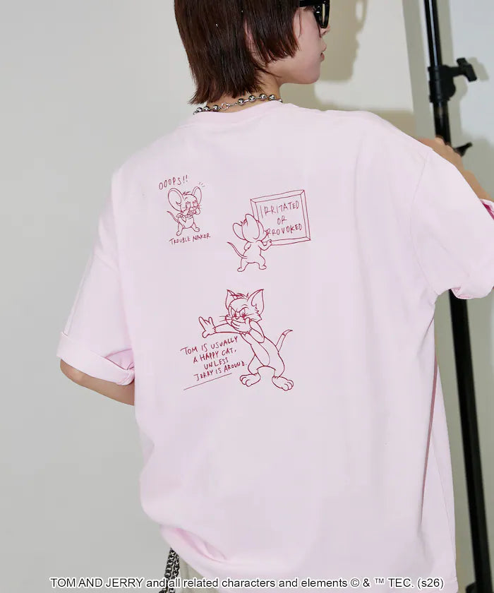 <Functional Material> TOM AND JERRY Graphic T-Shirt Limited Edition
