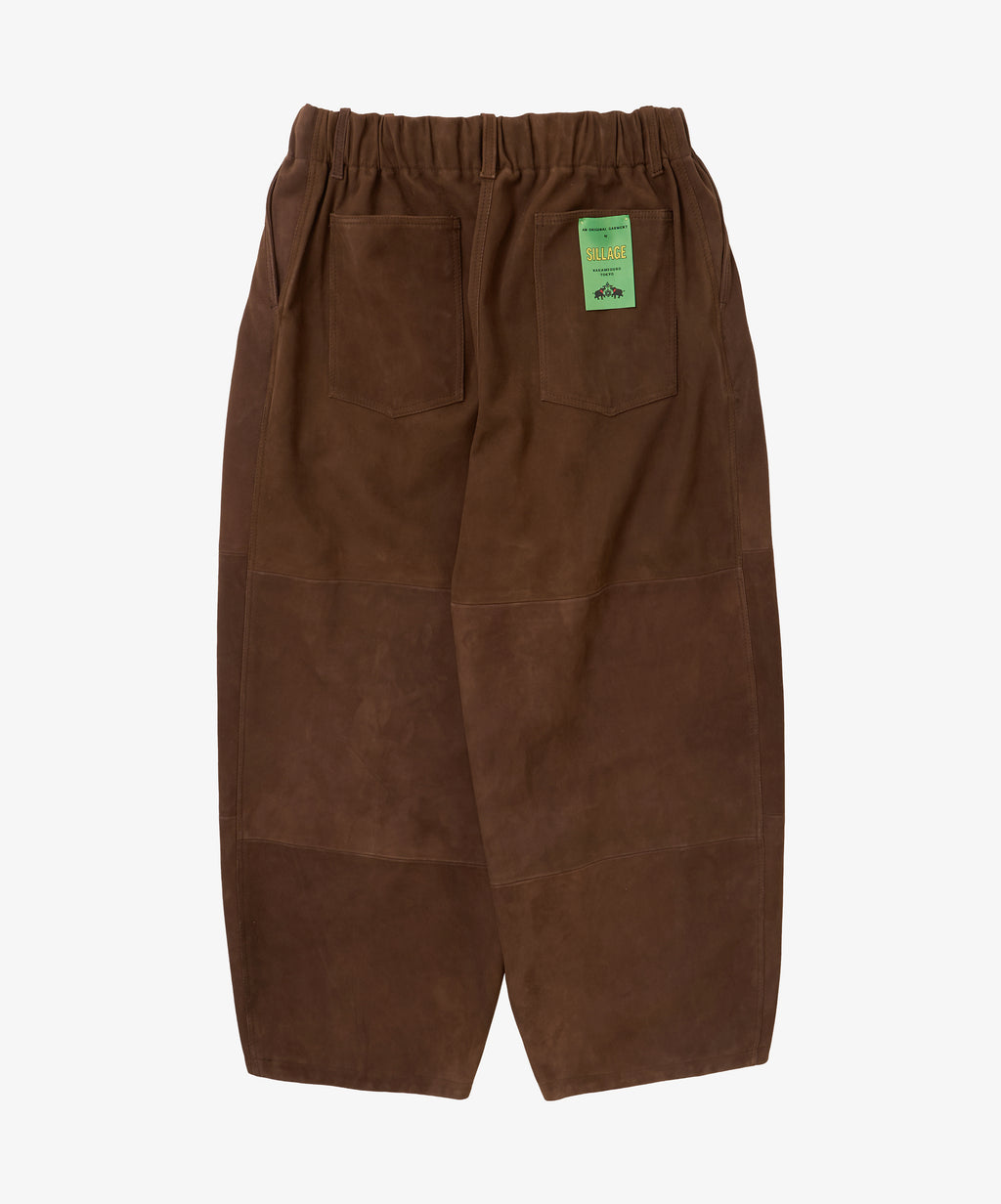 circular pants sheepskin brown