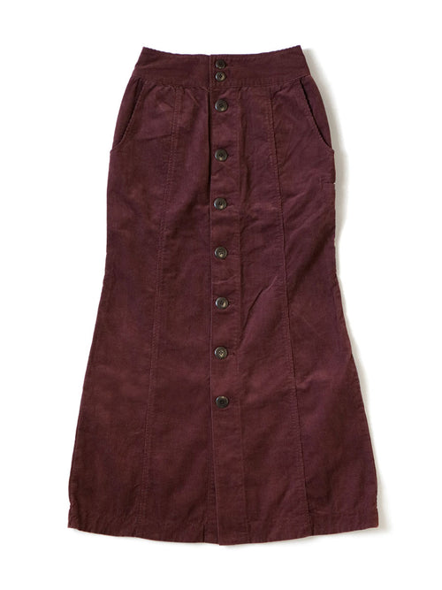 13W Corduroy Maxi Skirt