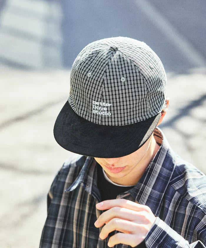 BetterDays Studio × FREAK'S STORE Two-Tone Flat Visor Check Cap