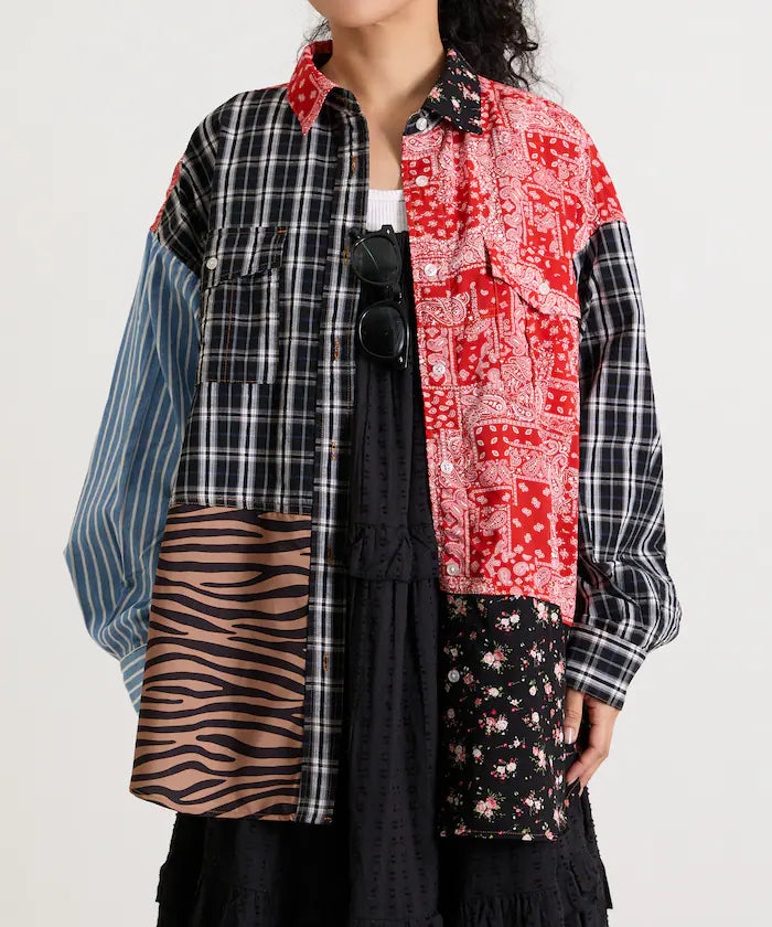 Patchwork Big Shirt