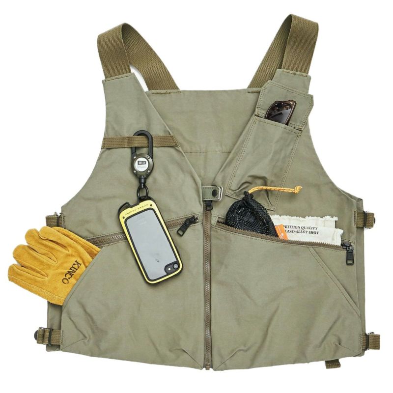 SHRINK NYLON CAMP VEST 3/GREEN