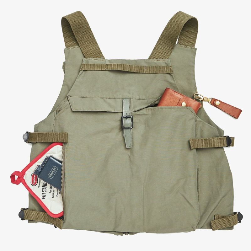 SHRINK NYLON CAMP VEST 3/NAVY