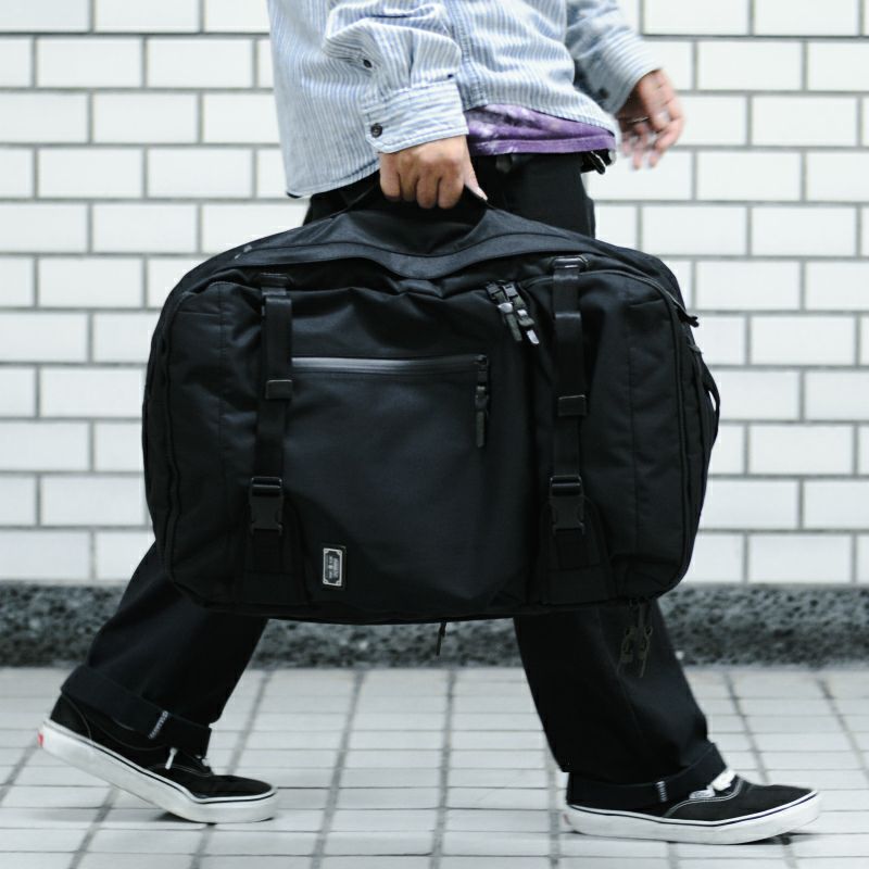 CORDURA DOBBY 305D 3WAY BACK PACK sizeL/BLACK