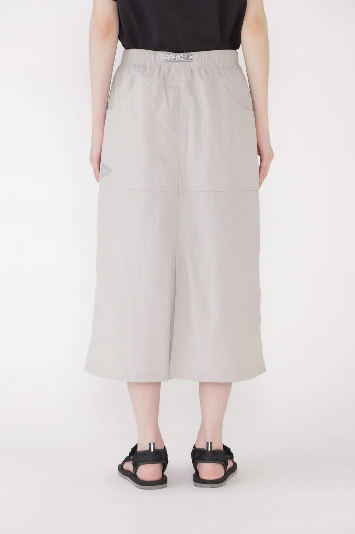 GRAMICCI × and wander nylon double knee skirt
