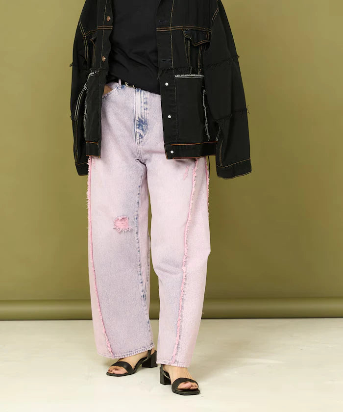 Colorful Curve Denim