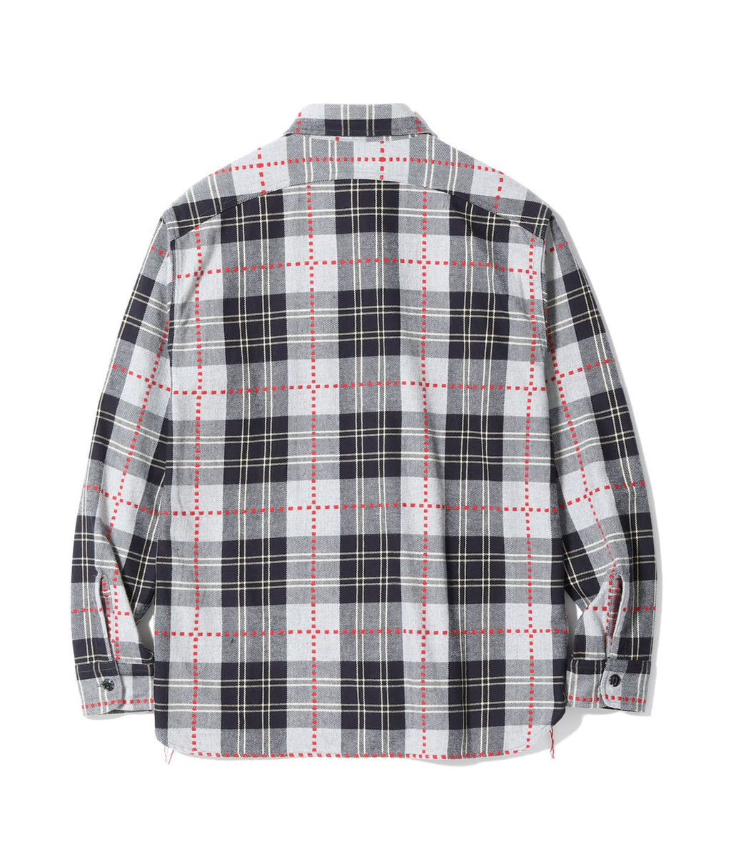 FICTION ROMANCE DOBBY CHECK WORK SHIRT