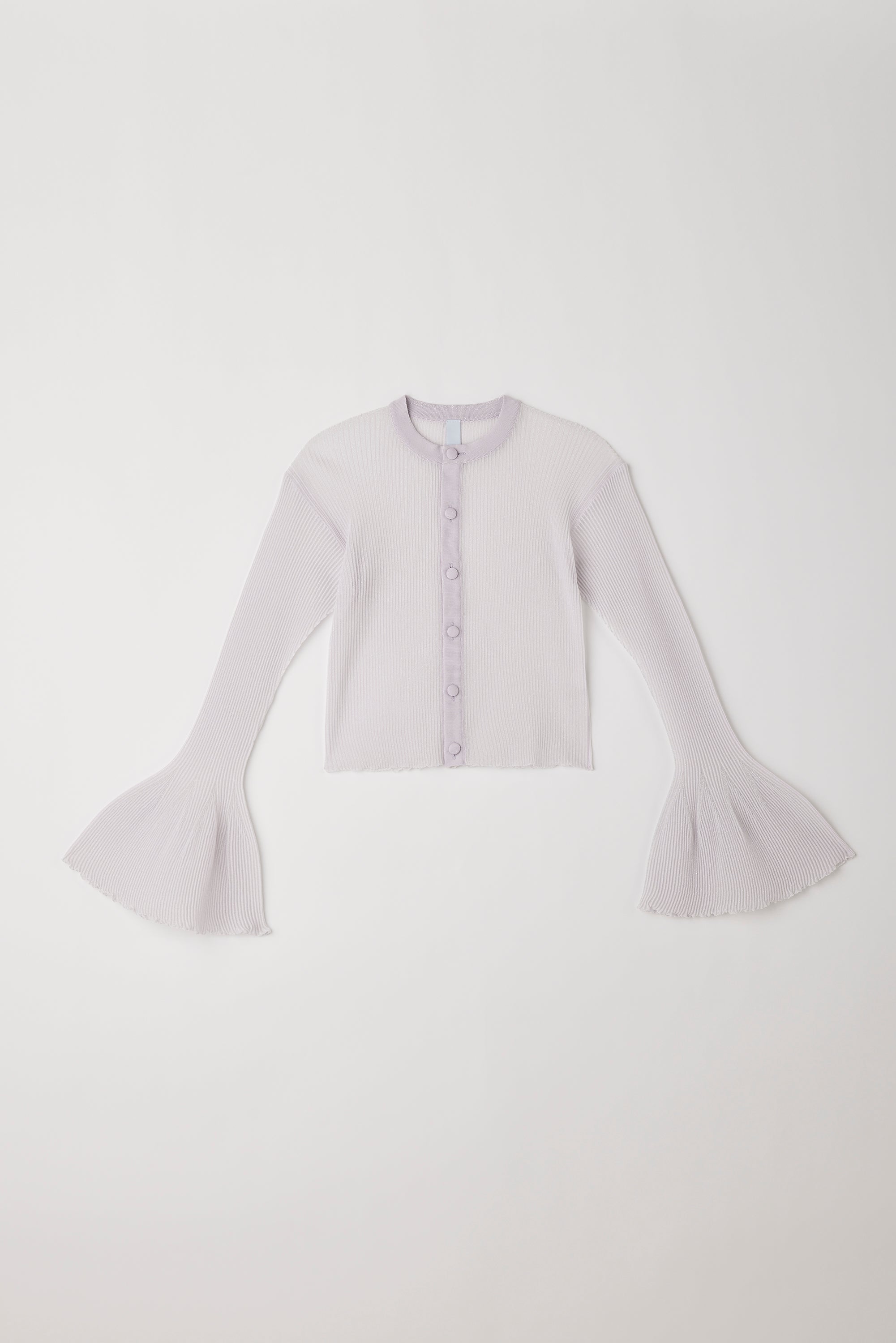 HYPHA LUCENT GLITTER BELL SLEEVE CARDIGAN