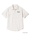 Coke Stripe Work Shirt With Embroidered