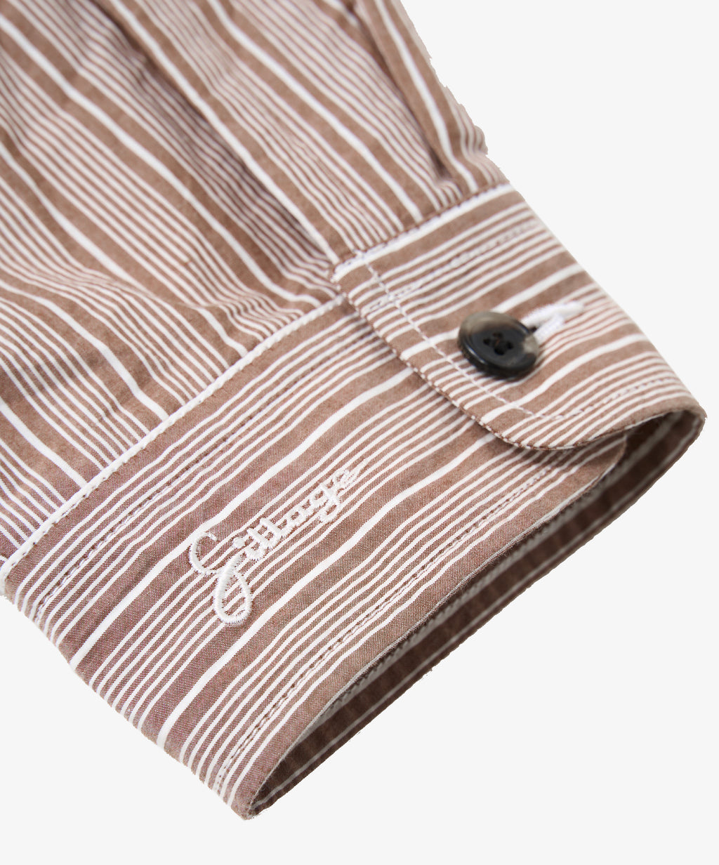 all-in-one brown stripe size l
