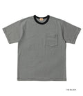 WHITESVILLE 30/2 FINE-LINED BORDER T-SHIRT