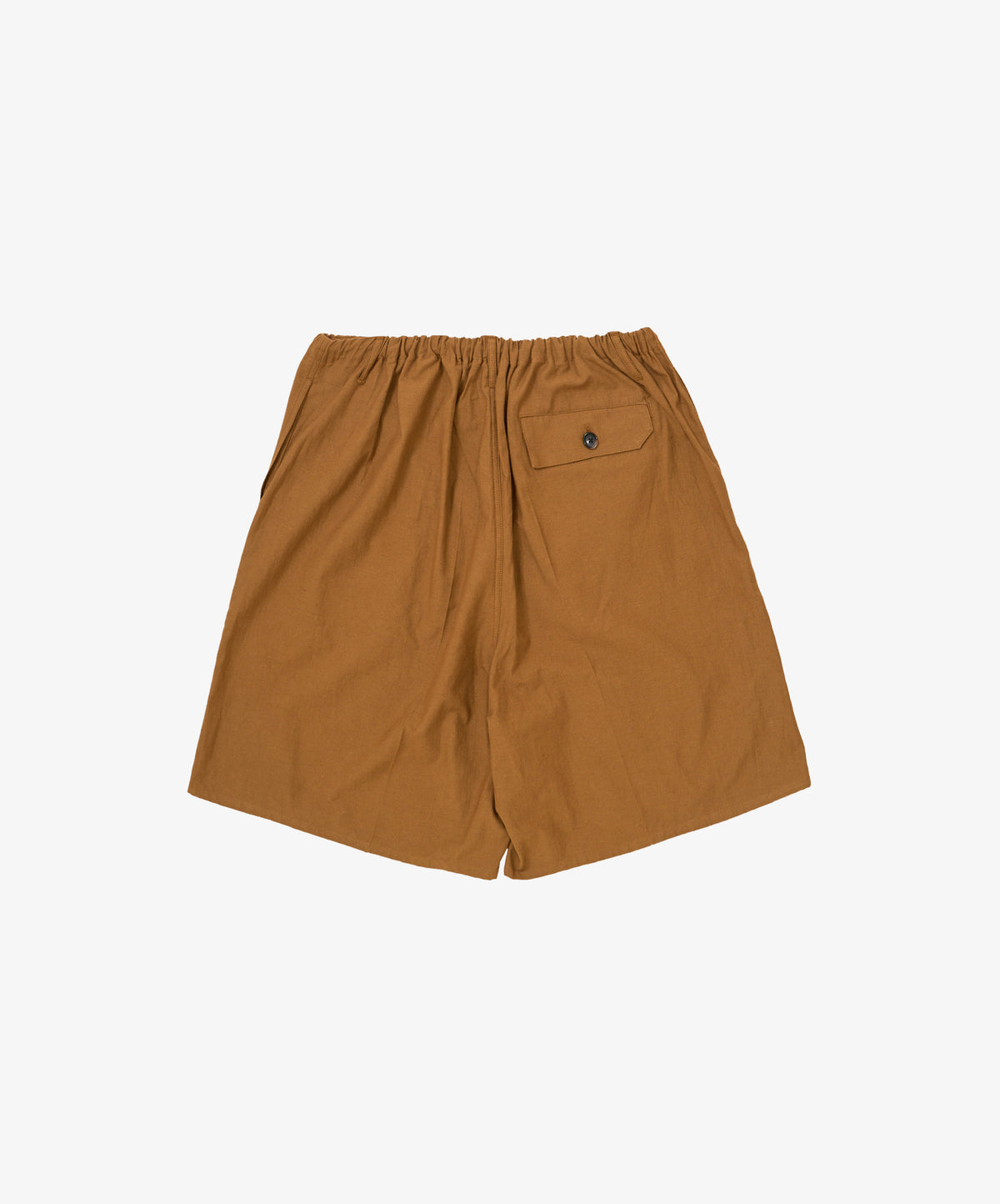 circular fatigue short pants back satin brown