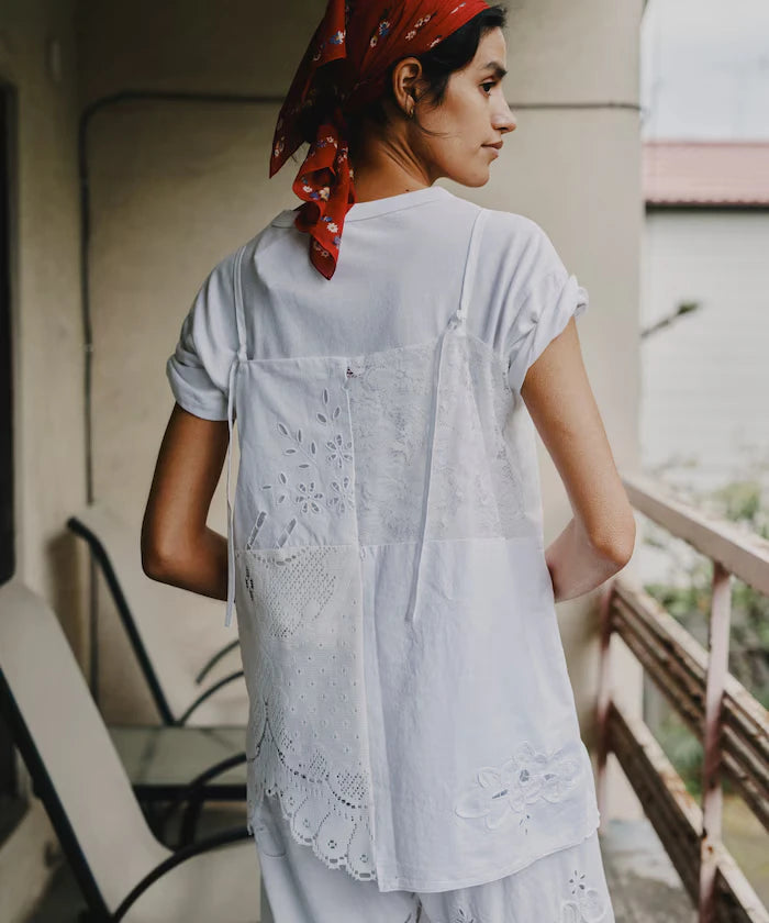 Remake Vintage Lace Patchwork Camisole