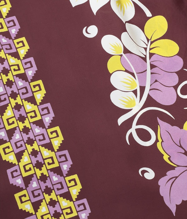 RAYON HAWAIIAN SHIRT “POLYNESIAN BORDER”