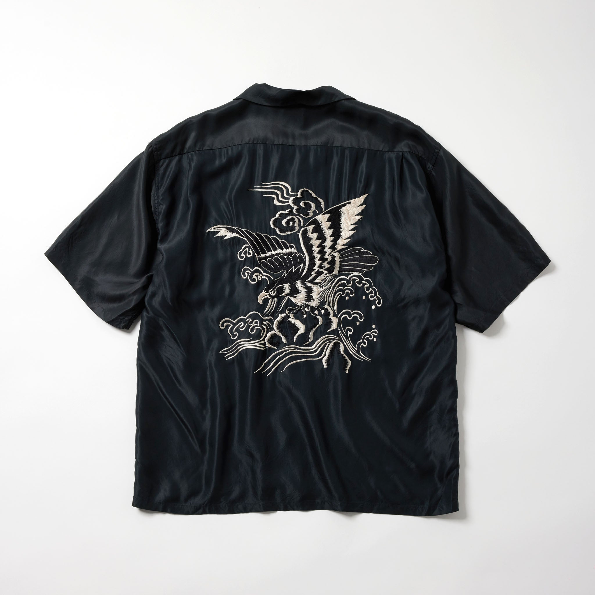 GL39432 / ACETATE SUKA SHIRT “EAGLE”