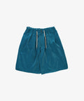 circular short corduroy blue