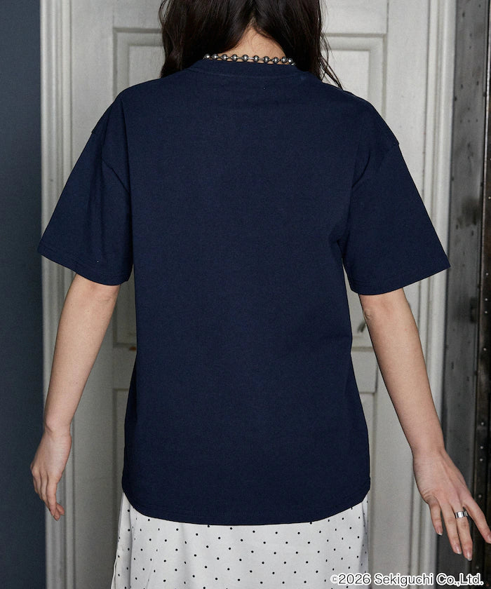 Monchhichi Mixed Material Docking T-Shirt Limited Edition