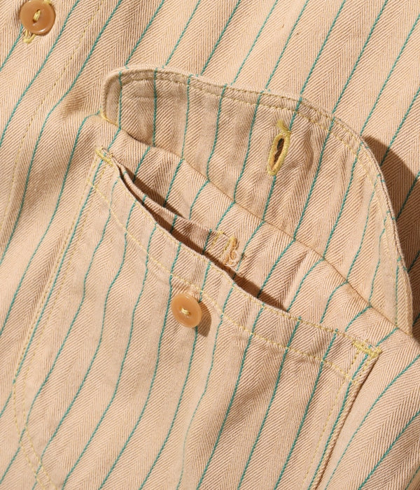 Coke Stripe Work Shirt (Long Sleeve)