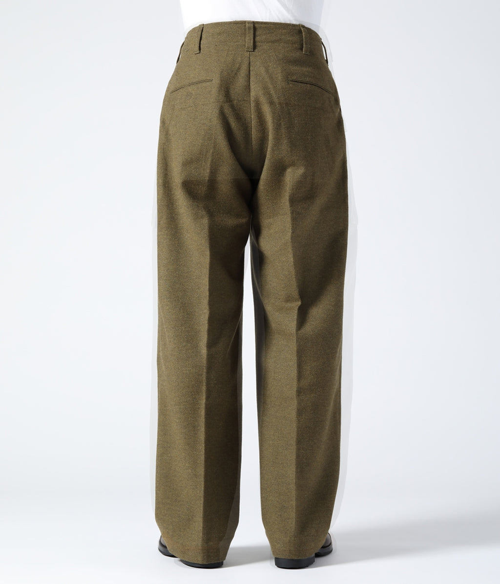 TROUSERS, WOOL, SERGE, SPECIAL O.D. LIGHT SHADE ���BUZZ RICKSON & COMPANY���