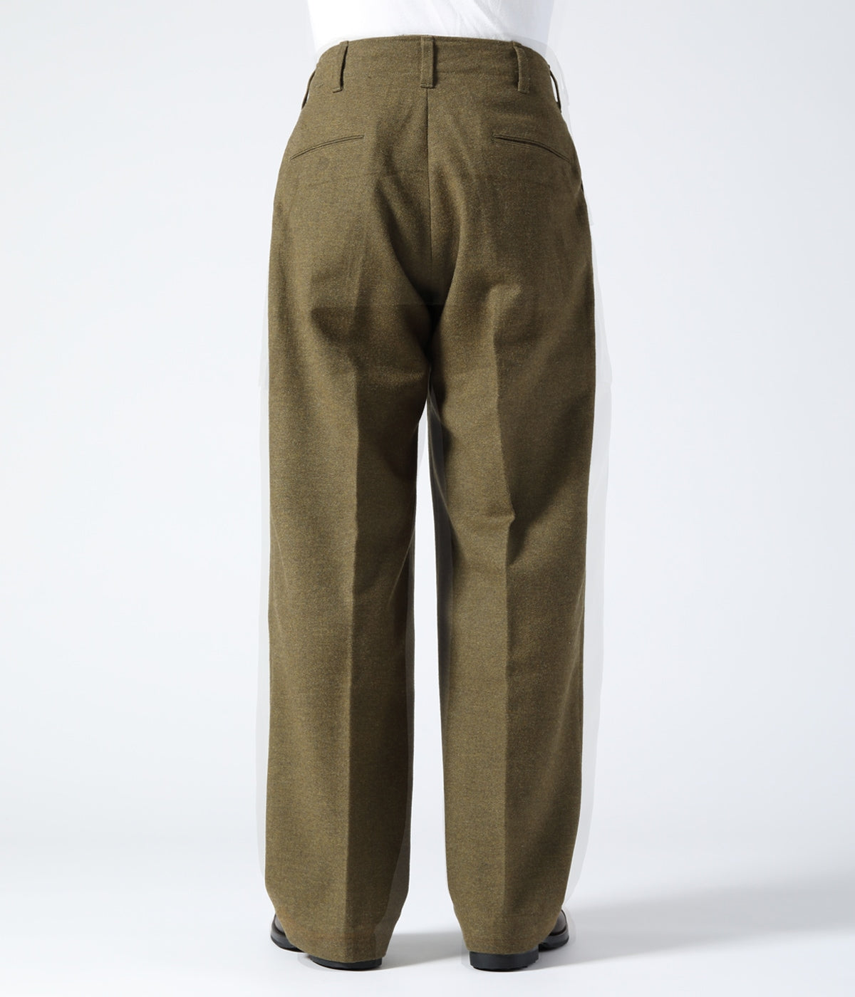 TROUSERS, WOOL, SERGE, SPECIAL O.D. LIGHT SHADE ���BUZZ RICKSON & COMPANY���
