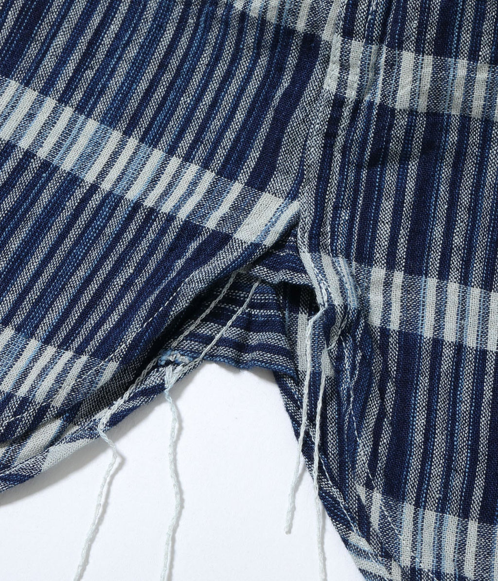 FICTION ROMANCE 5oz. INDIGO CHECK WORK SHIRT