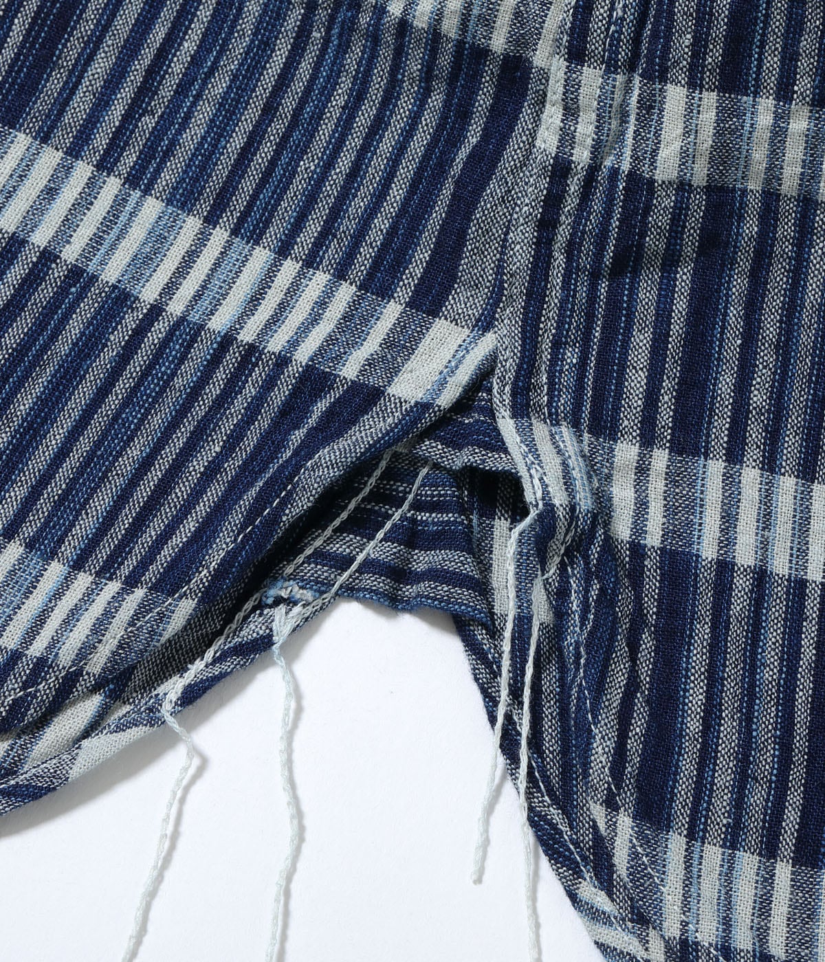 FICTION ROMANCE 5oz. INDIGO CHECK WORK SHIRT