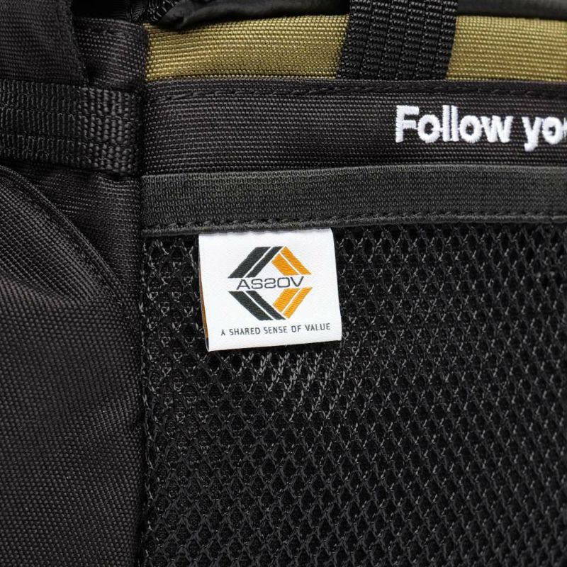 AS2OV x Backwards Limited CORDURA FINE TEX SHOULDERBAG BLACK