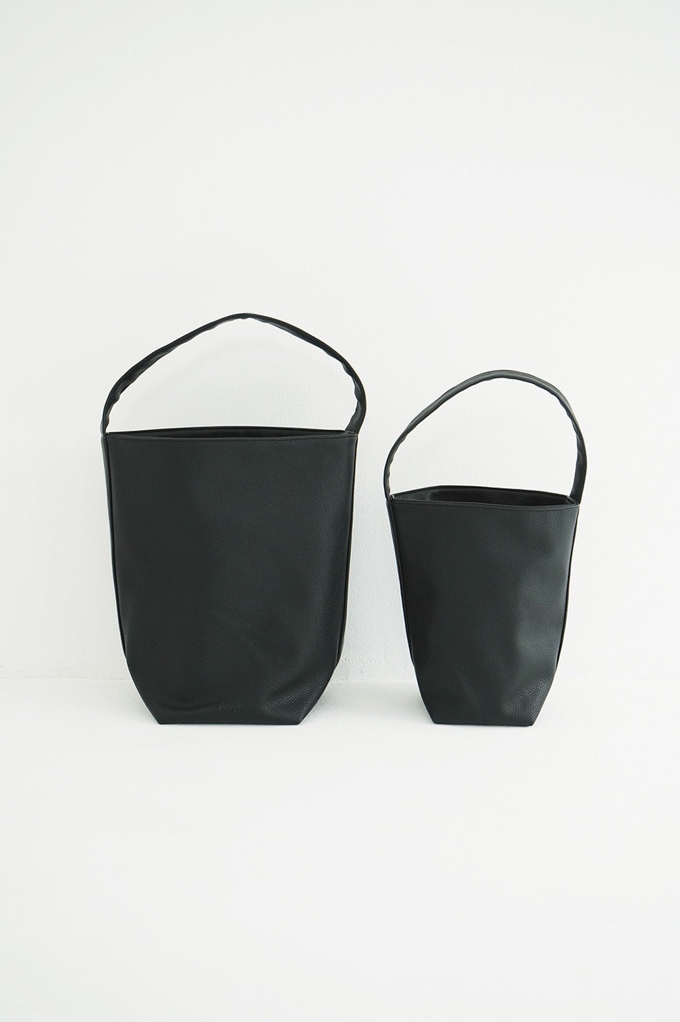 FAKE LEATHER LARGE TOTE BAG