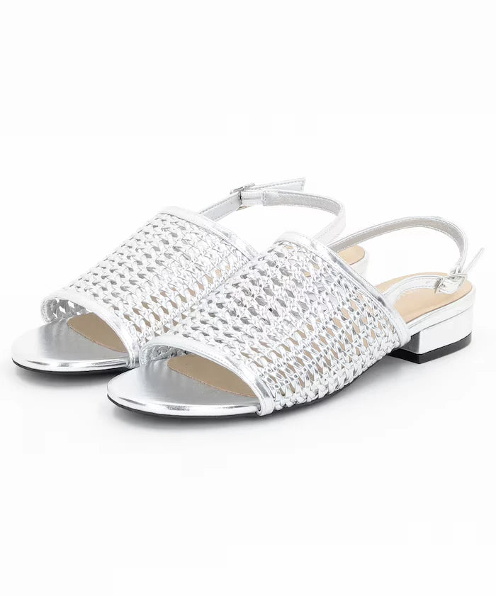 Leather Mesh Sandal