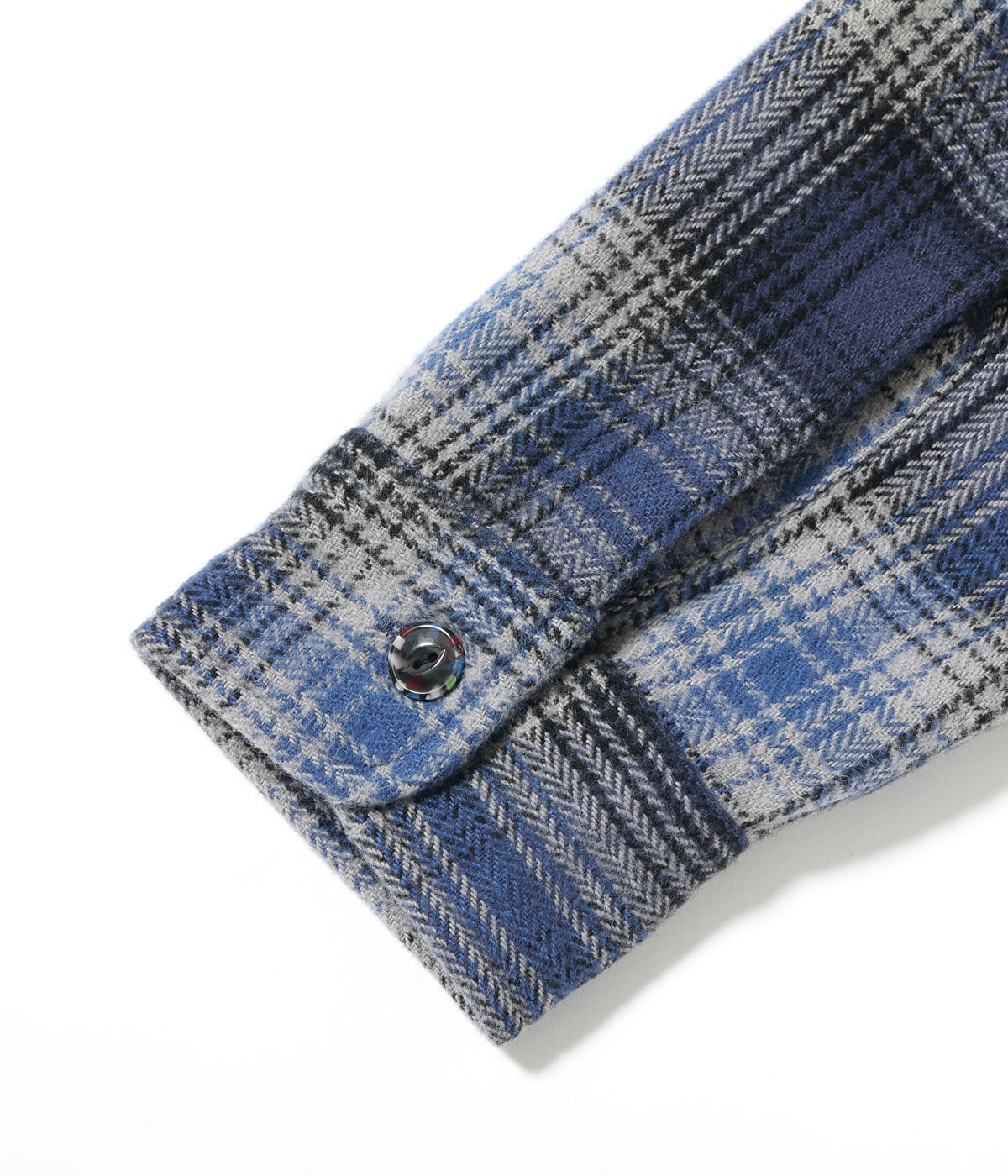 FICTION ROMANCE HERRINGBONE TWILL CHECK WORK SHIRT