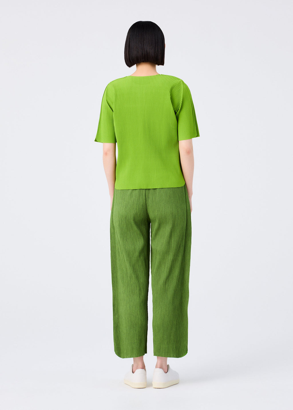 Mix Fine Knit Pleats Bottom
