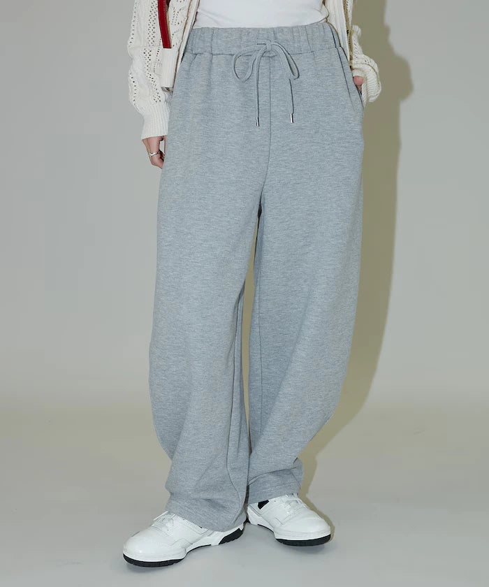Brushed Back Sweat Curve Pants Limited Edition