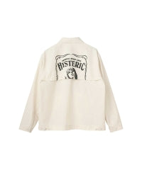 Evil Woman Scratch Work Shirt Jacket