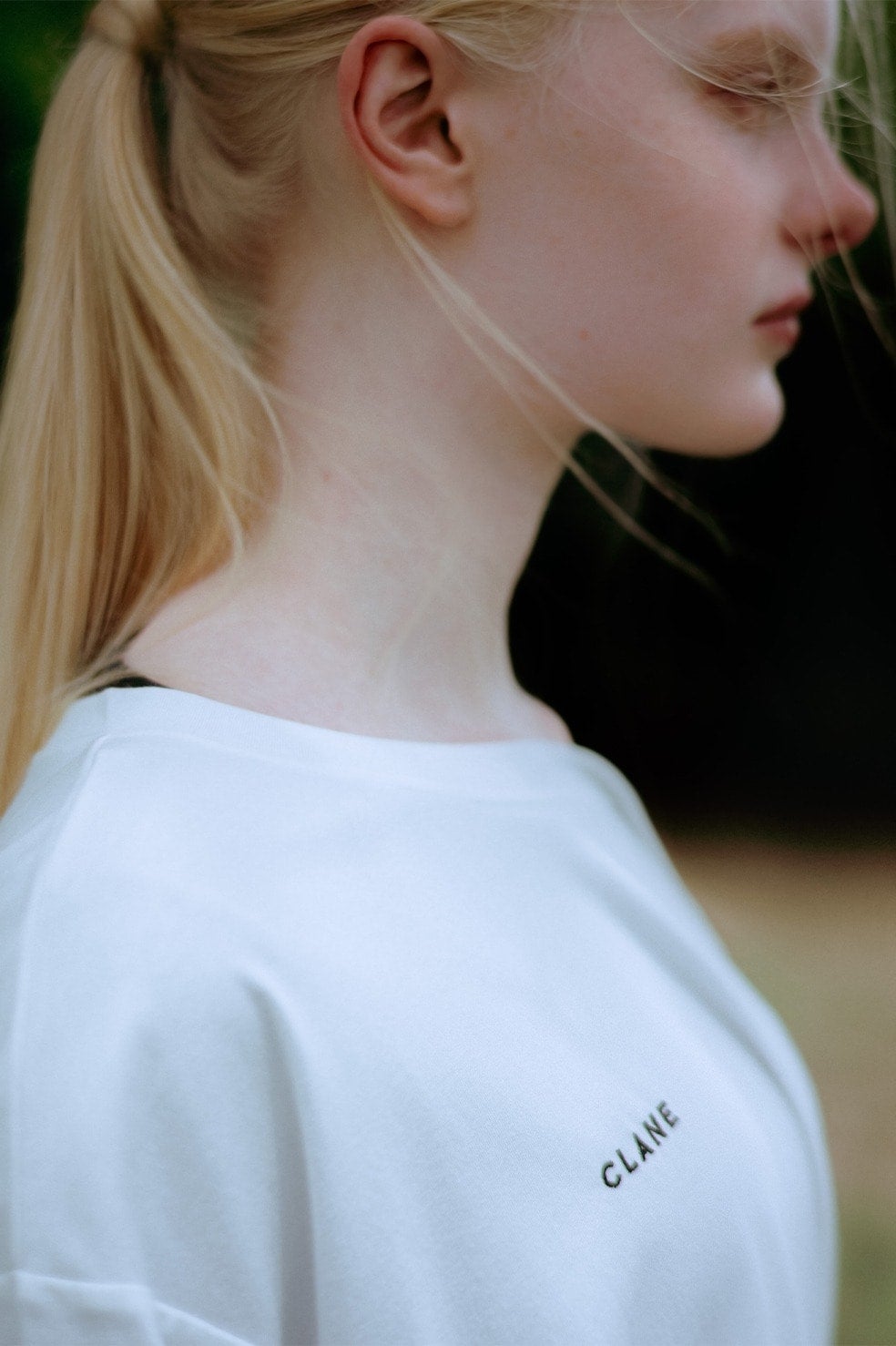 CLANE&times;MIZUNO QUICK DRY COTTON LOGO L/S T-SHIRT