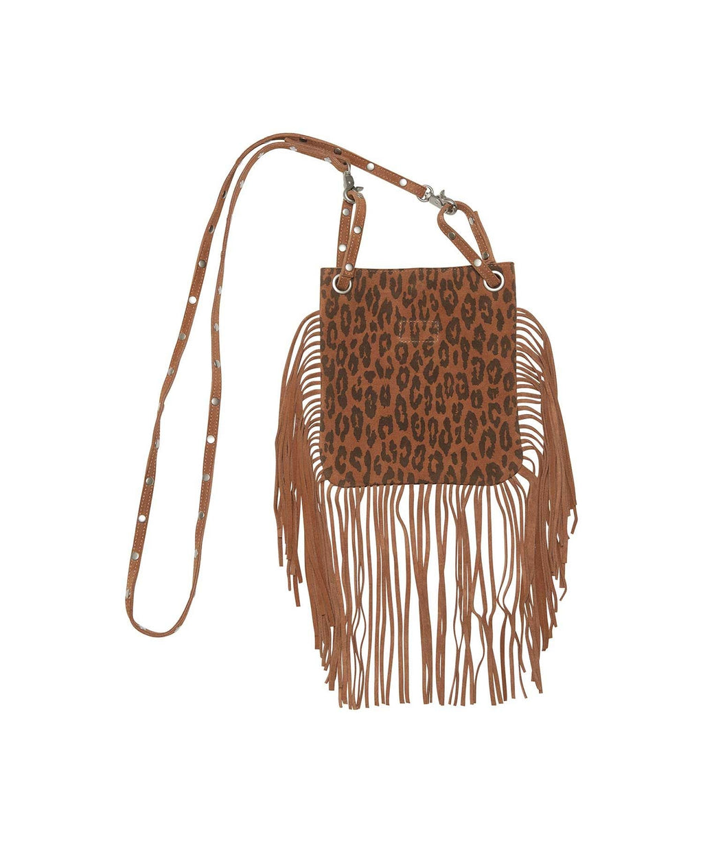 Logo Studs Fringe Mini Bag