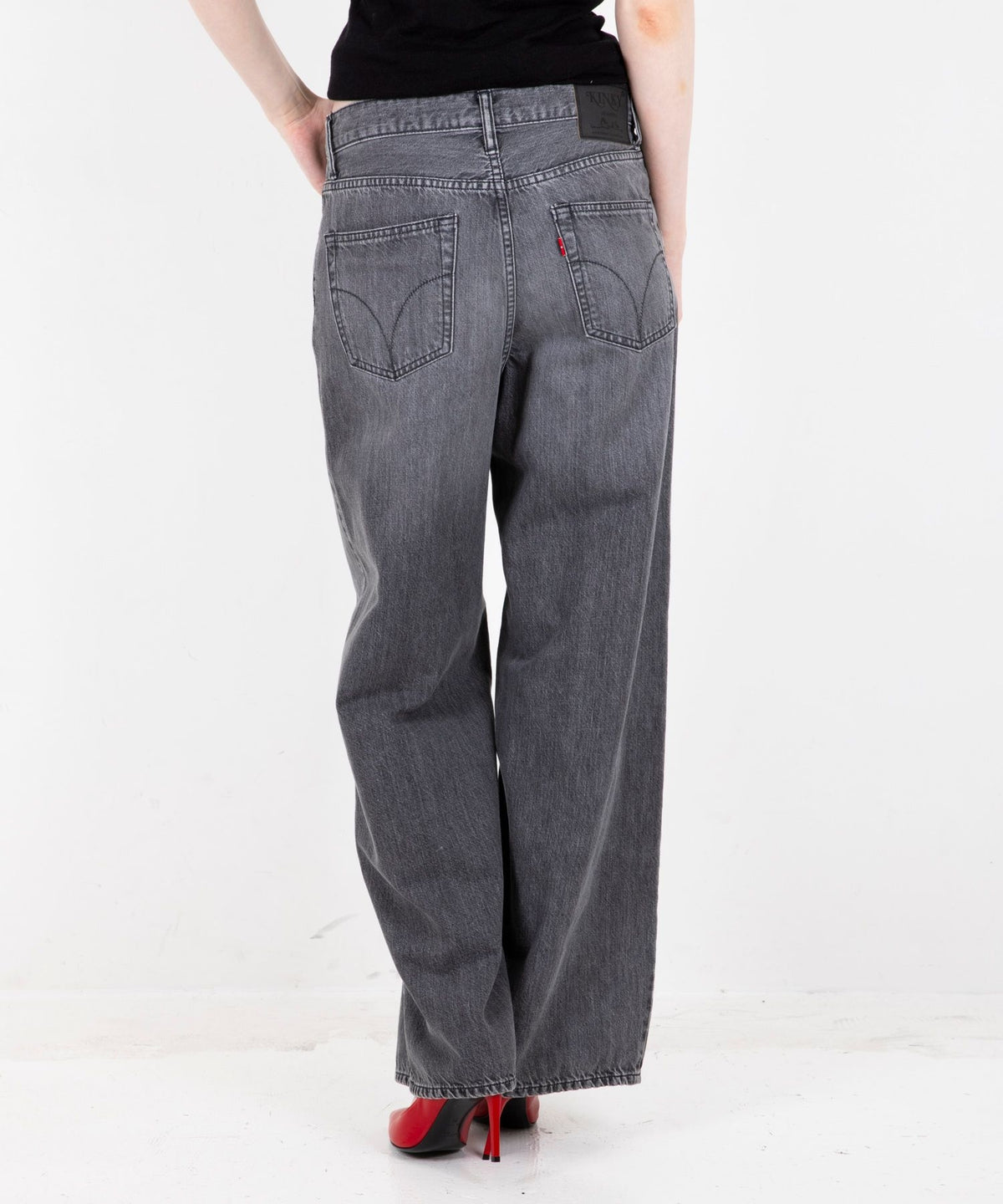Wide Denim Pants