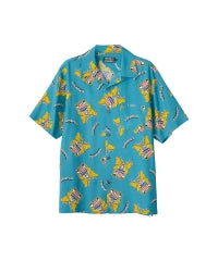 Levitated Girl Open Collar Shirt