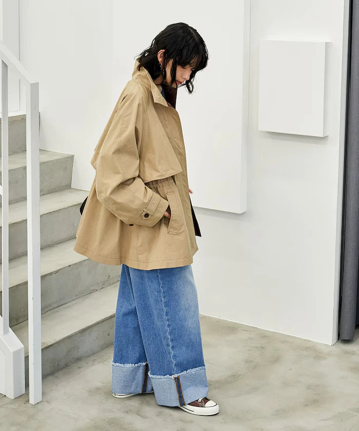 Multiway Boa Vest Coat
