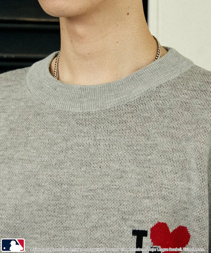 Custom HEART LOGO KNIT