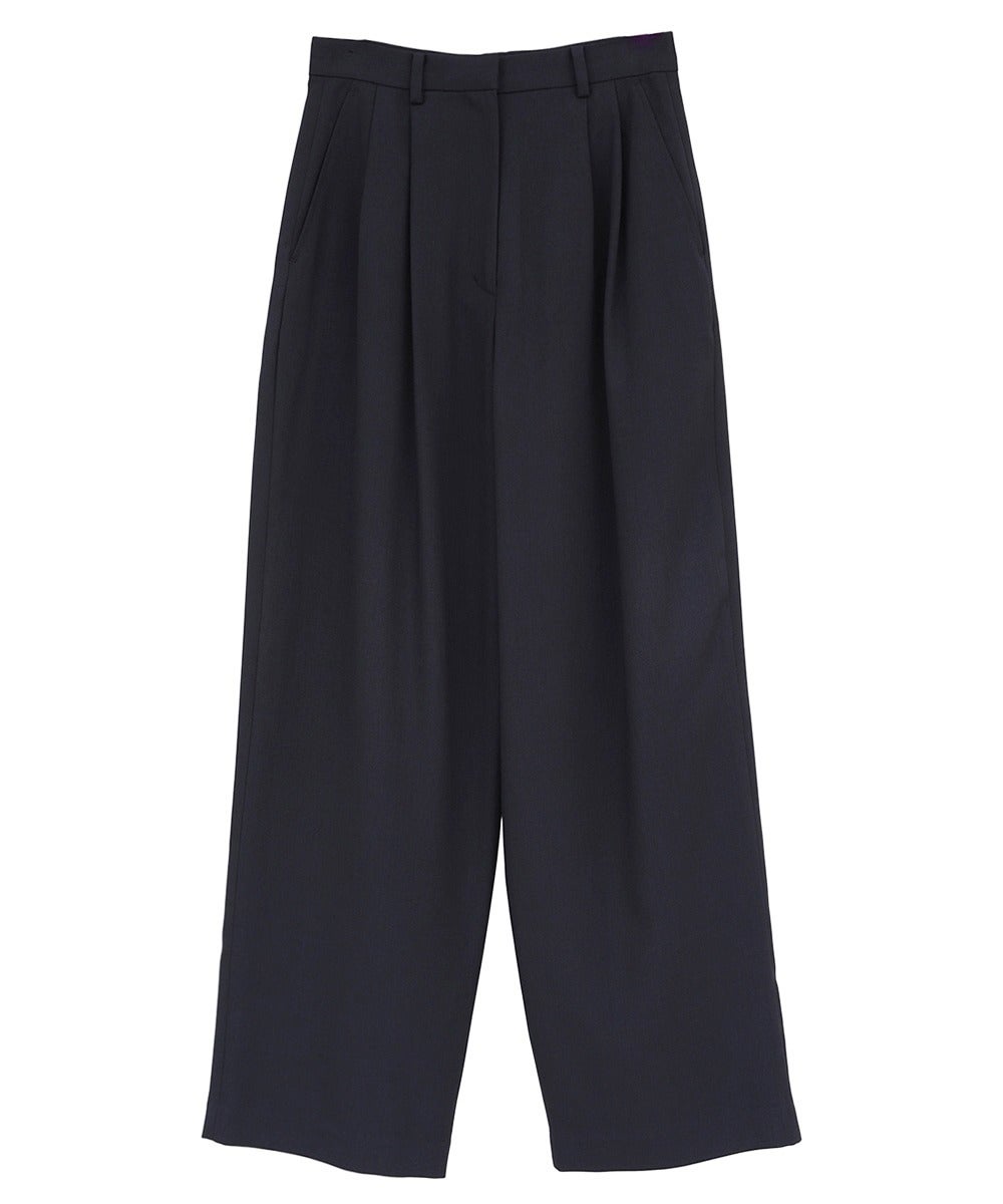 BASIC TUCK PANTS