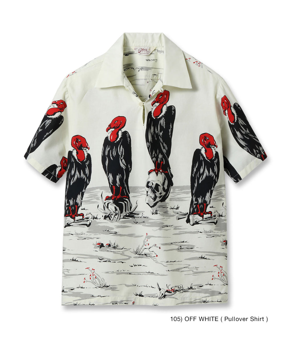 COTTON TYPEWRITER PULLOVER SHIRT “CONDOR”